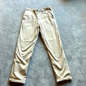 LL Bean flannel lined khaki pants size 30